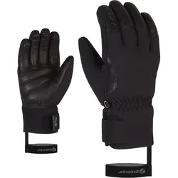 Skihandschuhe ZIENER "KALE", Damen, Gr. 8,5, schwarz, Kunstfaser, Handschuhe