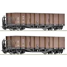 Roco 6640004 H0e 2er-Set Offene Güterwagen der ÖBB