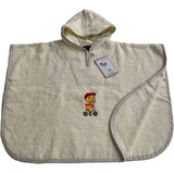 ROSS Badeponcho KIDSLINE, Kurzform, Frottier, 100 % Baumwolle beige