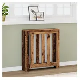vidaXL Heizkörperverkleidung Altholz-Optik 78x20x82 cm