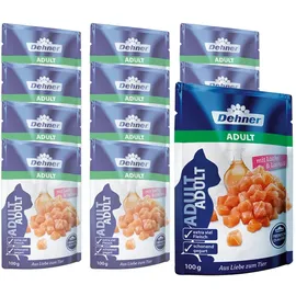 Dehner Premium Nassfutter Adult Lachs 12 x 100 g