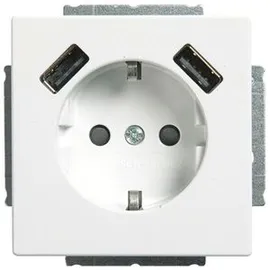 Busch-Jaeger Future Linear USB-Steckdose 2-fach, studioweiß 20 EUCB2USB-84