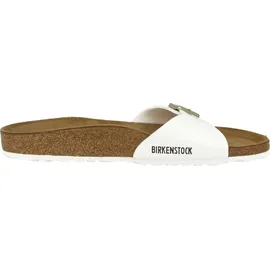 Birkenstock Madrid Birko-Flor Lack schmal patent white 41