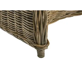 Beliani Gartenmöbel Set 5-tlg. Grau/Beige/Weiß/Braun