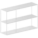 ZEUS Sideboard Slim Irony Zeus weiss weiß, Designer Maurizio Peregalli, 82x124x31 cm