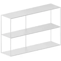 ZEUS Sideboard Slim Irony Zeus weiss weiß, Designer Maurizio Peregalli, 82x124x31 cm