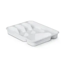 Pro Home Besteckkasten Kunststoff 33,5 x 26 x 4,5 cm Weiß