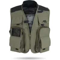 normani Outdoor Sports Herren Anglerweste Manta in Oliv | Gr.: 3XL