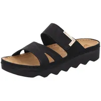 Rohde Damen, Frauen, Pantoletten, Slipper,Slides,Sandalen,Sommerschuhe,Freizeitschuhe,Freizeitschuhe,Slipper,SCHWARZ,40 EU, - 40