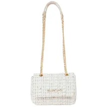 Valentino Tweed Flap Bag Umhängetasche Baumwolle/ Synthetik Off Wh/ Multi