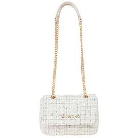 Valentino Tweed Flap Bag Umhängetasche Baumwolle/ Synthetik Off Wh/ Multi