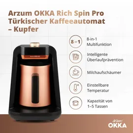 Arzum RICH SPIN PRO TURKISH COFFEE MACHINE (Copper)
