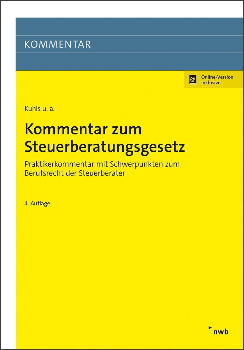 Kommentar Zum Steuerberatungsgesetz - Nicole Appich  Alexander Busse  Christoph Goez  Peter Maxl  Kartoniert (TB)