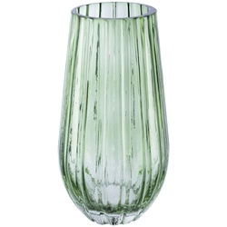 Gasper Vase MISONA, Salbeigrün – Glas – H 20 cm