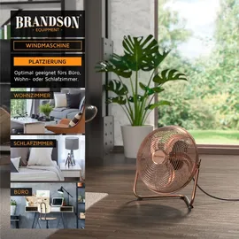 Brandson Windmaschine 34,5 cm Standventilator Kupfer