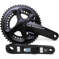 Stages Cycling Shimano Ultegra R8000 Crankset With Power Meter Schwarz 175 mm | 53/39t