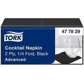 TORK Servietten Cocktail Advanced dunkelblau 2-lagig 23,8 x 23,8 cm, 200 St.