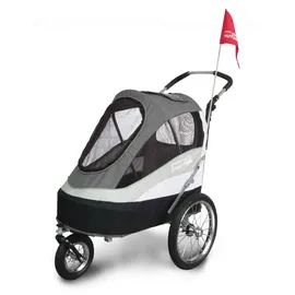 InnoPet Hundeanhänger schwarz/silber