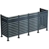 Metzler Mülltonnenverkleidung  (Stahl, Anthrazit, Geeignet für Anzahl Mülltonnen: 4 Stk.)