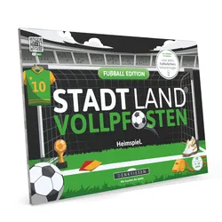 Denkriesen - Stadt Land Vollpfosten® Fußball Edition –"Heimspiel."| A4 Spielblock