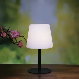 MARELIDA LED Garten Tischlampe Schwarz