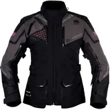 Modeka Panamericana II, Textiljacke wasserdicht Damen - Schwarz/Dunkelgrau - 48