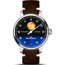 Meistersinger Meisterstücke Stratoscope Gold ST982G - blau,schwarz,braun - 43mm