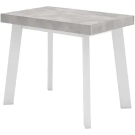 SKRAUT HOME Ausziehtisch 222 x 73 x 90 cm grau