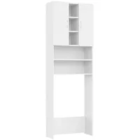 VidaXL Waschmaschinenschrank Weiß 64x25,5x190 cm