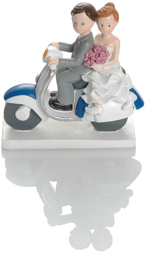 Booster Deko Figur Hochzeit Roller 3