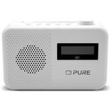 Pure Elan One2 DAB+ Radio mit Bluetooth 5.1 (LCD-Display, 10 Speichertasten, Batteriebetrieb mit 4xAA möglich) Cotton White