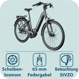 Tretwerk Amber Nexus 2023 28 Zoll RH 48 cm Damen grau
