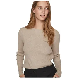 VILA Comfy Pullover Natural Melange M