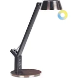 Beliani LED-Schreibtischlampe Kupfer Metall mit USB-Port Dimmbar Verstellbarer Schirm Helligkeitsregulierung Modern Büro Ausstattung Arbeitsleuchte