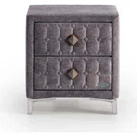 Bambi Sleepure Boxspringbett-Set Waschbarer Bezug Hygiene Fest 31cm H3-H4 – 120 / 200 - Grau