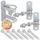 VOSS.farming Weidetor 350 cm Silberfarben