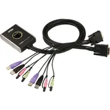 ATEN KVM-Switch DVI + USB + Audio CS682 2-Port