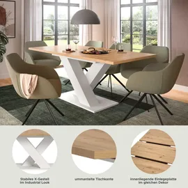 xonox.home Motion 150 x 76 x 90 cm braun/weiß