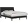 vidaXL Modernes Bett 120 x 200 cm Schwarz