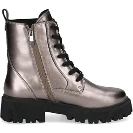CAPRICE Damen Stiefeletten aus Leder Gefüttert, Beige (Taupe Metallic), 39 EU