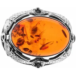Brosche OSTSEE-SCHMUCK "Ostsee-Schmuck Brosche Fischland 28x23 mm", weiß, Broschen, Damen, Silber 925 (Sterlingsilber)