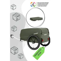 Croozer Cargo Kalle inkl. Kupplung - Farbe: Moos Green