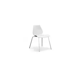 Kartell Maui Stuhl Kunststoff zinkweiß 2er Set