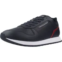 Tommy Hilfiger NEW RUNNER EVA MIX LTH FLAG Niedriger Schnitt (Schuhe) Herren, Blau (Desert Sky), 43