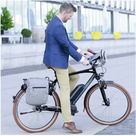 KLICKfix SmartBag Touch Lenkertasche grau