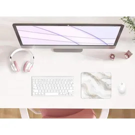 luxuskollektion Gaming Mauspad Klein langlebig genähte Kanten rutschfeste Gummibasis