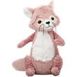 Les Deglingos PTIPOTOS by Les DEGLINGOS Plüschtier Netoitou der Waschbär blau, Original Kuscheltier, ideal ab der Geburt, weiches Plüschtier, 26 cm, Rosa