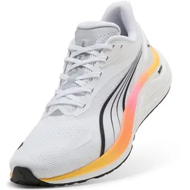 Puma Electrify Nitro 4 Road Running Shoe, White-Poison Pink-Sun Stream, 45.5 EU, Puma White Poison Pink Sun Stream, 46.5 EU