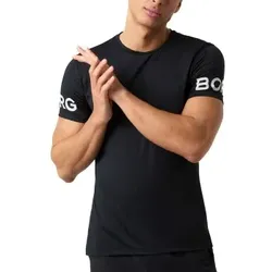 Björn Borg Performance Tee Schwarz Polyester Medium Herren