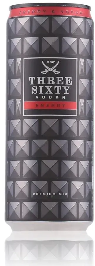 Three Sixty Vodka & Energy Dose 10% Vol. 0,25l